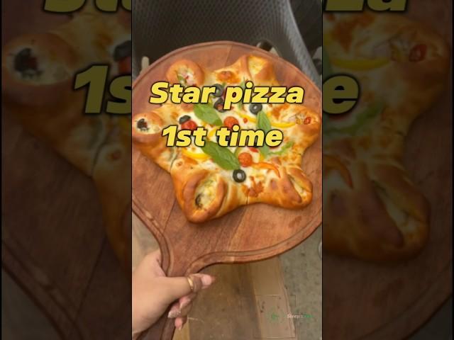 Street side star pizza 1st time#shorts #streetfood