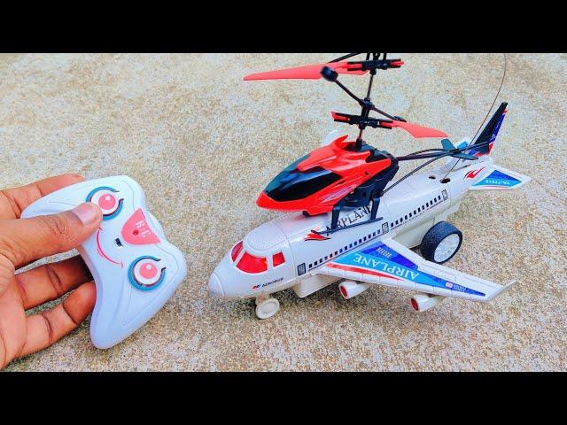 rc airplane and rc helicopter unboxing | caar toy