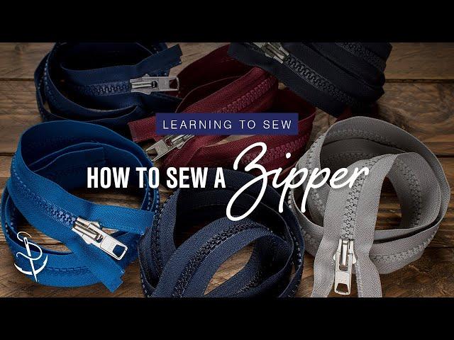 Learning to Sew Part 5: How to Sew a Zipper