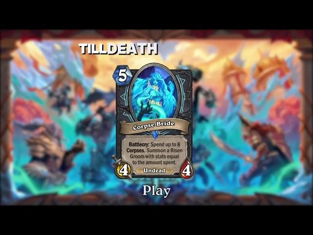 Joy Ofodu in Hearthstone - Unliving Champion, Corpse Bride | From HearthSFX