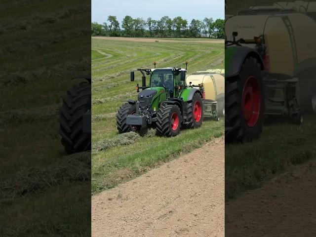 The beautiful Fendt 728 Vario working the hay fields! #fendt #landwirtschaft #agriculture #farming