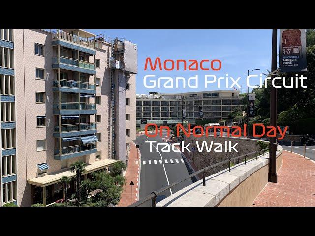 Lap of Formula 1 Monaco Grand Prix Circuit (Normal Day)