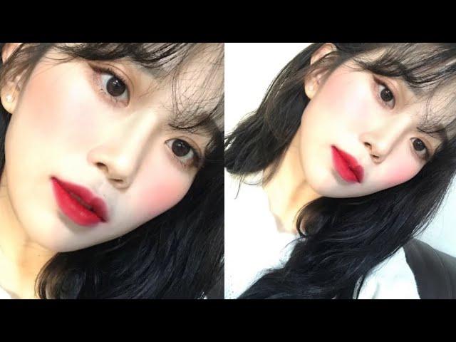 Reddish Winter Make-up (붉게 물들인 겨울 메이크업) 아름하다