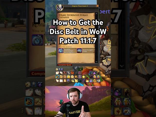 How to Get the Disc Belt in WoW Patch 11.1.7 #worldofwarcraft #warcraft #mmo #mmorpg #gaming