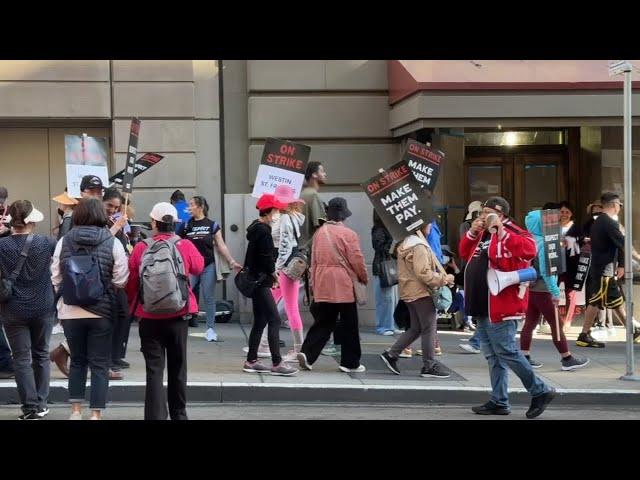 Striking SF hotel workers reach tentative deal with Marriott