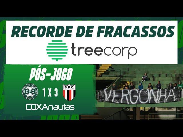 DECRETADA A PIOR CAMPANHA DA HISTÓRIA DO CORITIBA - PÓS-JOGO CORITIBA X BOTAFOGO/SP - Série B 2024