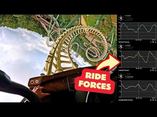 Efteling’s Python: Front Row Ride with G-Force Insights!