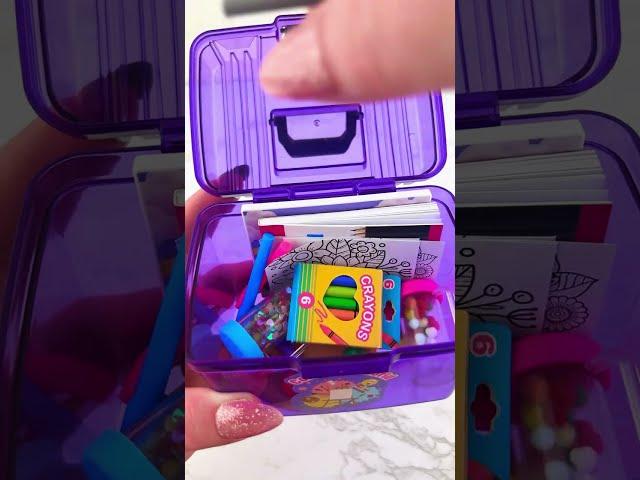 Miniature School Supplies Collection Box Opening Satisfying Video ASMR! #asmr #mini ️️