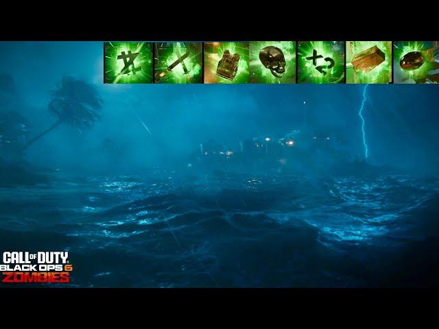 All 7 free power up Easter eggs in terminus island black ops 6 zombies