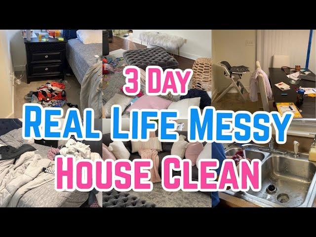 REAL LIFE MESS | MESSY HOUSE CLEAN WITH ME | CLEANING WITH ANXIETY