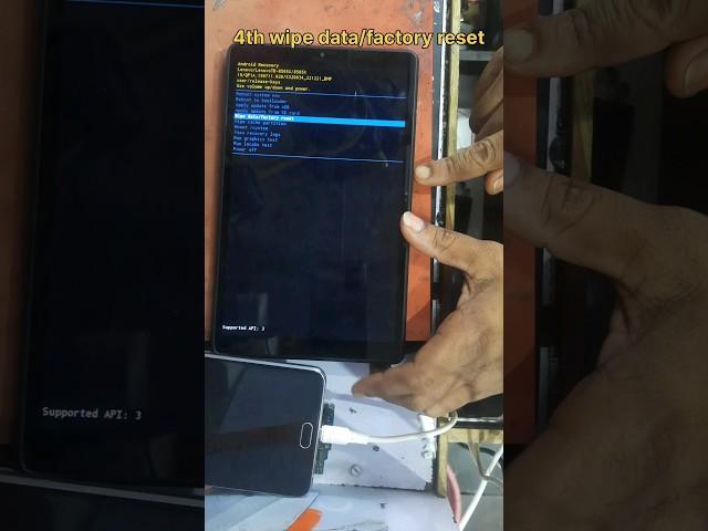 How To Hard Reset tab B505x/ pattern  password unlock