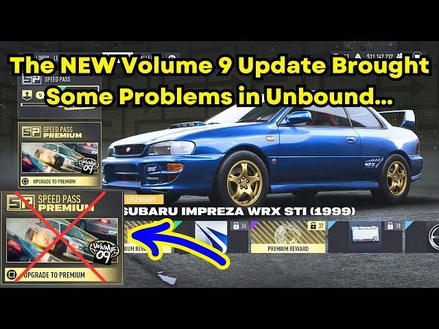 Known Issues in the NEW Volume 9 Update in Need For Speed Unbound... (Speed Pass & Matchmaking)