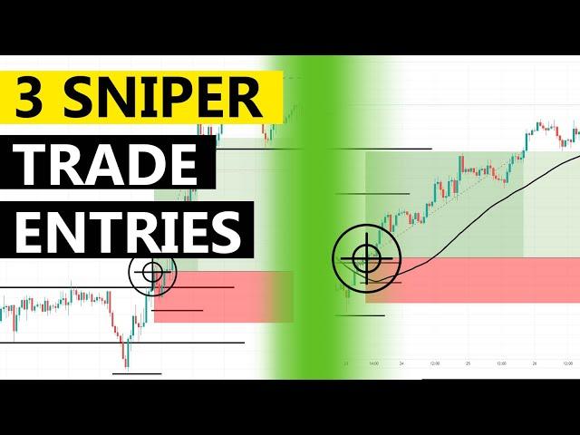 3 SNIPER TRADING STRATEGIES that work  - FULL TRADING STRATEGY 