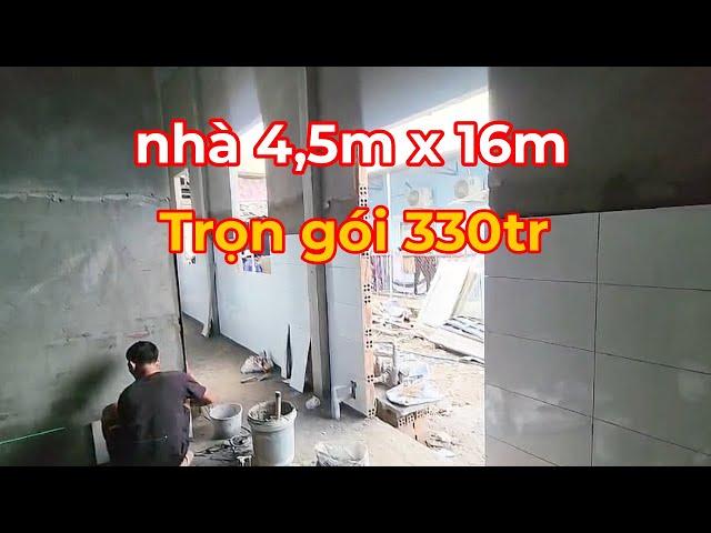 Xây nhà trọn gói . Cập nhật tiến độ căn nhà ở Giá Rai - Bạc Liêu sau khi khởi công đc 3 tuần .