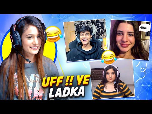 UFFF!! Ye Ladka || Funny Reaction On  @adarshuc   &  @KhanSirPatnaKhanGs    Omegle Funny Video