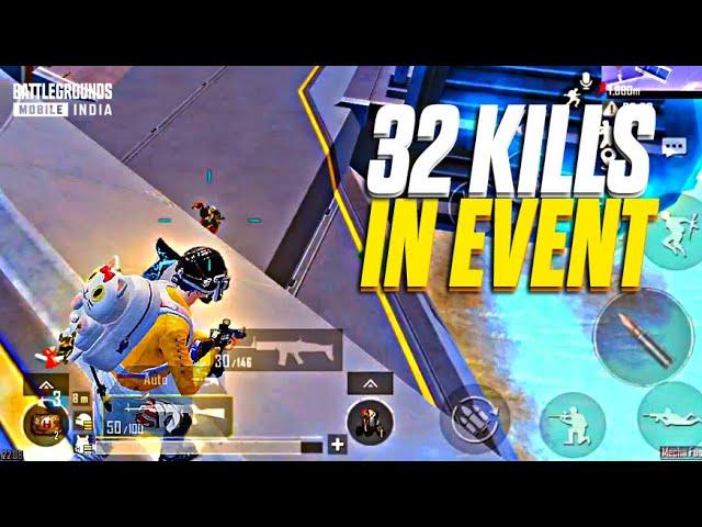 Solo 32 Kills On Event  8te Thunder BGMI | Epic Clutches And Grenades 