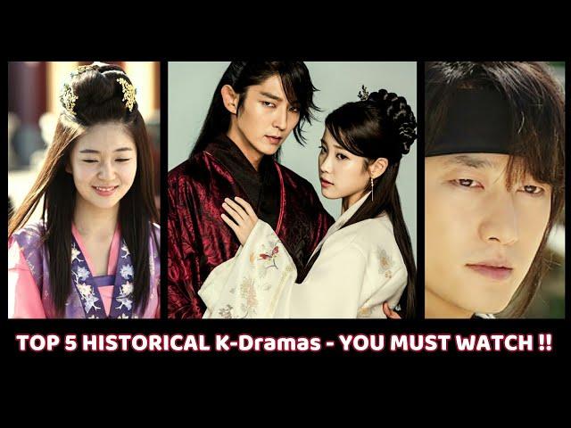 top 5 Korean historical dramas !! you need to watch