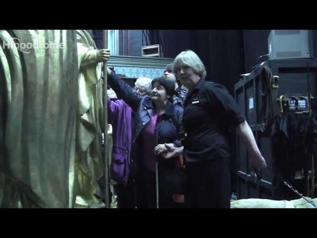 Taking a Touch Tour at Birmingham Hippodrome...