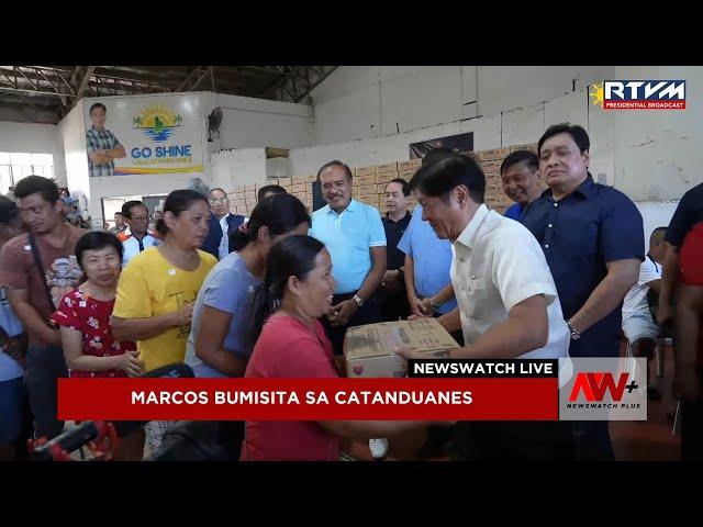 Marcos bumisita sa Catanduanes | NewsWatch Live