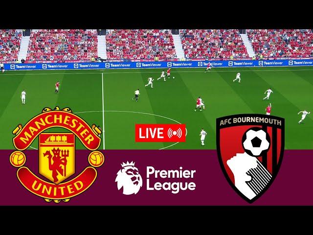 [LIVE] Manchester United vs Bournemouth Premier League 24/25 Full Match - Video Game Simulation