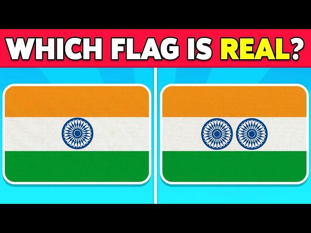 Guess the Correct Flag  | 50 Country Flags Quiz - Easy, Medium, Hard Levels