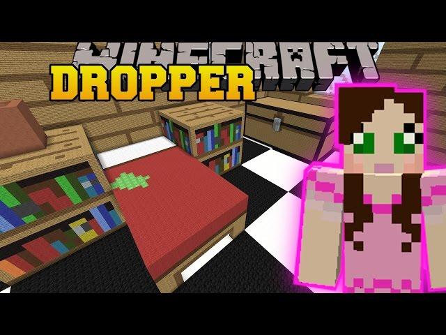 Minecraft: GIANT HOUSE DROPPER! - TALLCRAFT DROPPER - Custom Map [12]