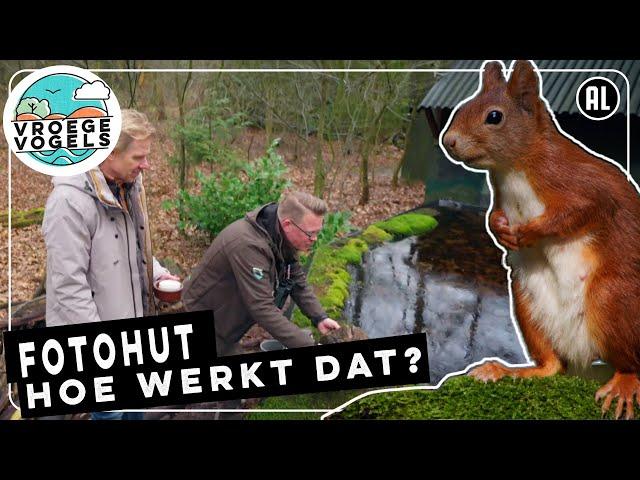 Fotograferen vanuit een fotohut, hoe werkt dat? | TV | Vroege Vogels