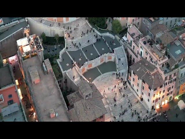 The View at the Spanish Steps #viral #youtubeshorts #shortvideo