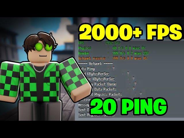 HOW TO GET *HIGH FPS* AND *LOW PING* IN ROBLOX 2024! (with bloxstrap)