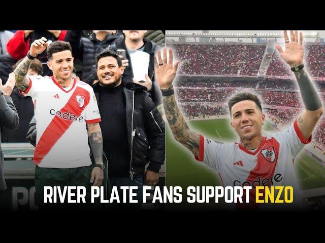 Enzo Fernandez was honored by his boyhood club River Plate After Copa America Title