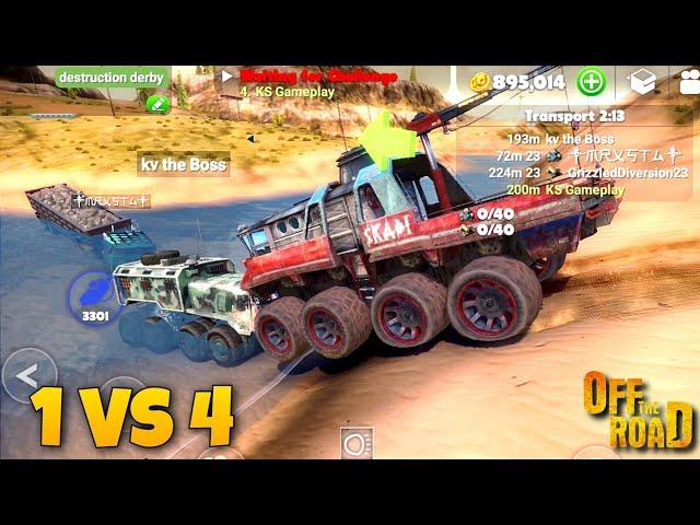 Titanium Vs Icebreaker Online Multiplayer | Off The Road OTR Offroad Car Driving Game Gameplay HD