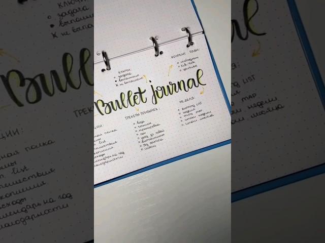 Чем наполнять свой ежедневник? #bulletjournal #ежедневник #планер