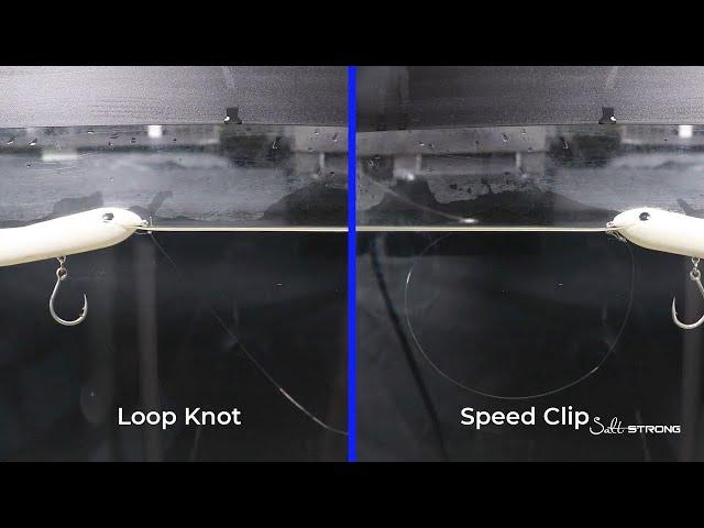 Underwater Test: Loop Knots vs Speed Clips with Topwater Lures