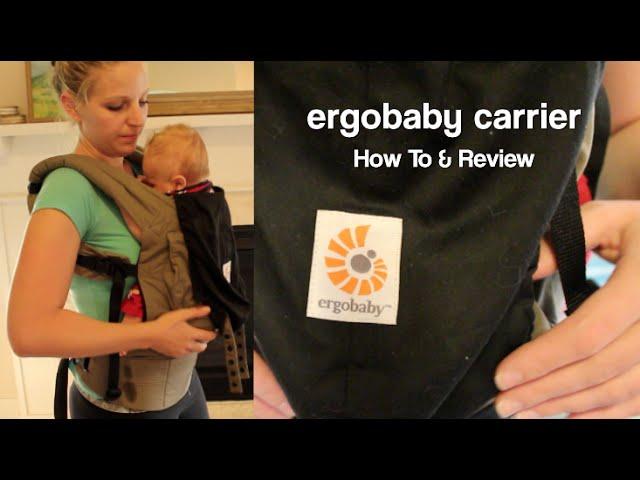 ErgoBaby Original Baby Carrier - REVIEW & HOW TO Use with Newborn (without infant insert)