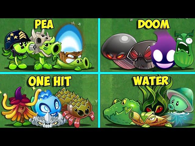 PVZ 2 - Random 16 Best Team 4 Plants Battlez - Which Plant Team Will Win?