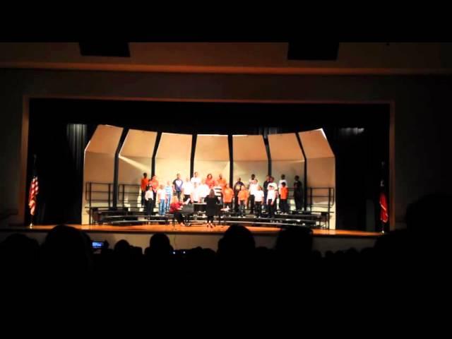 Matthew Lineberry Choir Christmas 2013 Charles Patterson Middle School