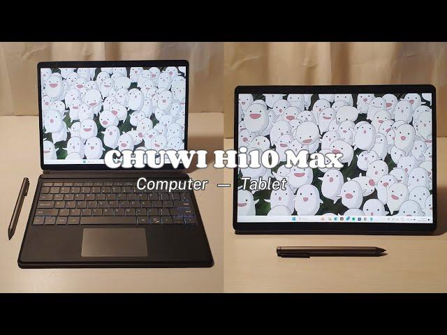 Unboxing CHUWI Hi10 Max 2in1 Tablet PC with Stylus Pen: Digital Notetaking, Digital Art, and Gaming