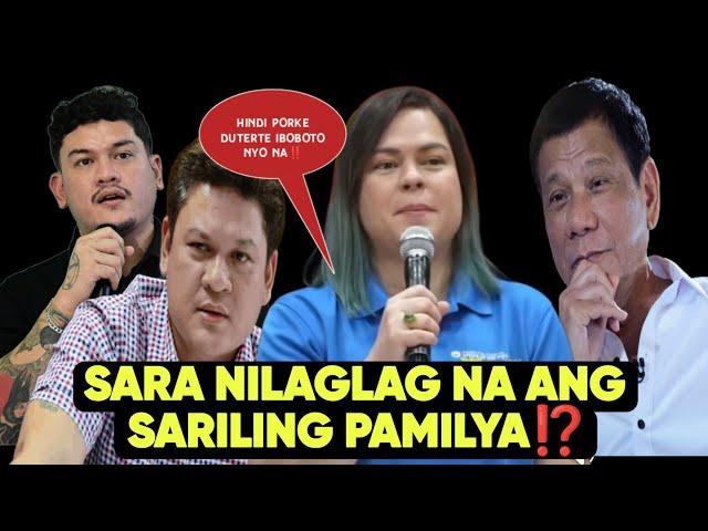 NAKUPO‼️SARILING PAMILYA PATI KANDIDATO NG PDP NILAGLAG NI VP SARA DUTERTE⁉️