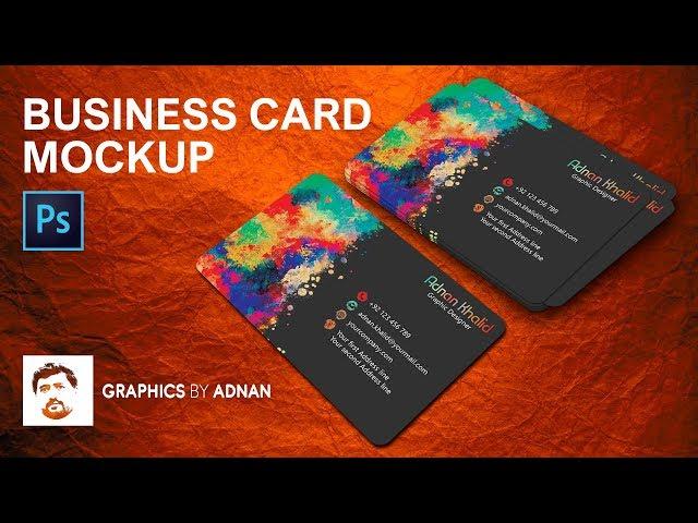 How to Create a Business Card Mockup in Photoshop