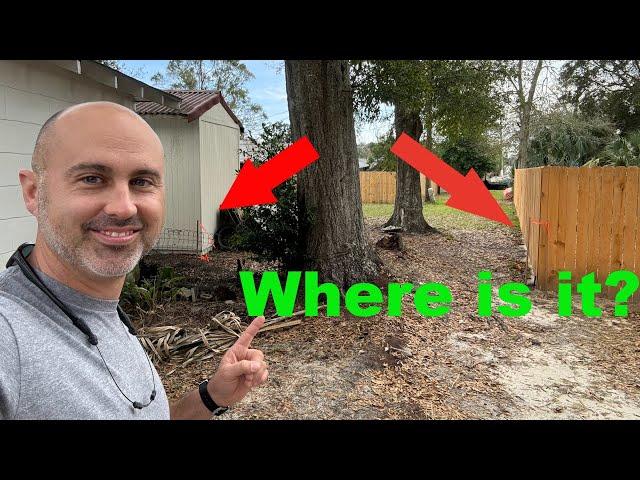 How to find the property line of any home! (Must watch!)