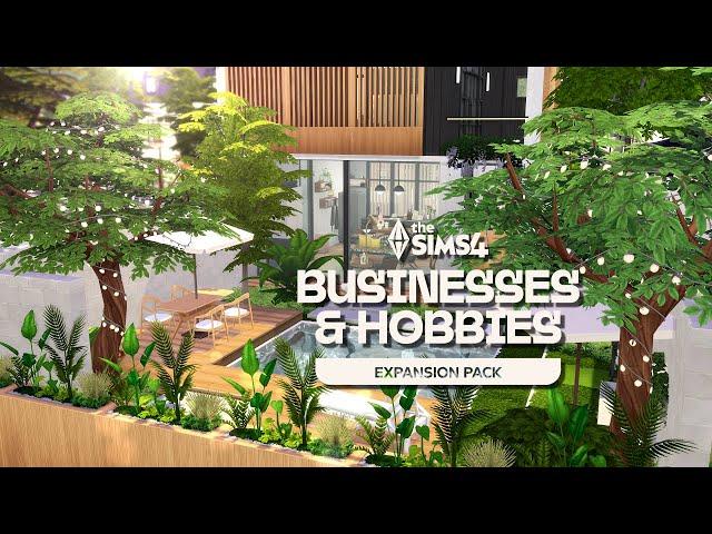Japandi - Scandi House & Internet Cafe | The Sims 4 Businesses & Hobbies Speed Build | Early Access