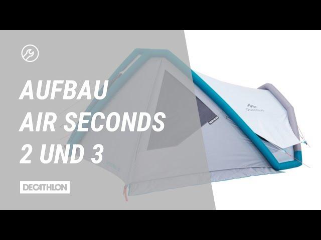 Zelt Air Seconds Fresh&Black 2 und 3 Aufbau | Anleitung