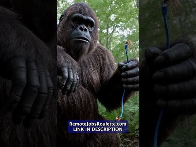 Even Bigfoot Can Find A Remote Job!