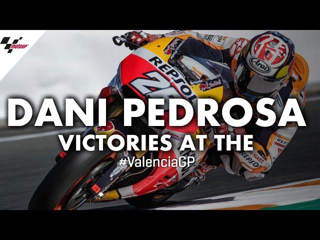 Dani Pedrosa’s 4 victories at the #ValenciaGP