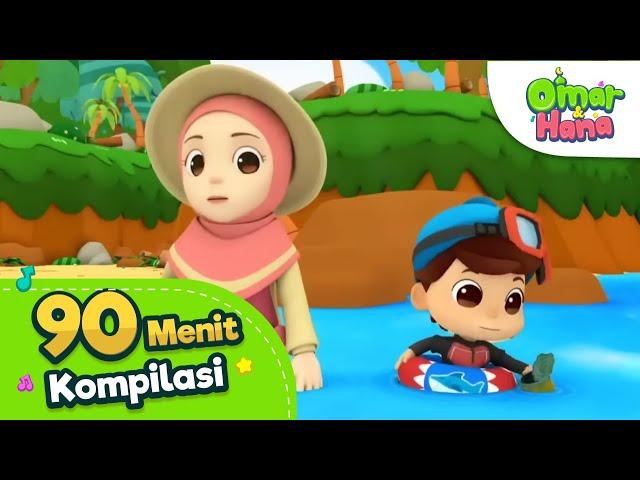 Lagu Anak Islami | Omar & Hana TERBARU KOMPILASI 90 MENIT