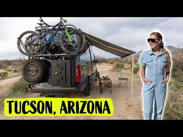 Vanlife In Tuscon Arizona! (50 Year MTB Trail)