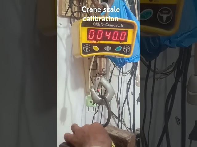 crane scale calibration Malik computer scale