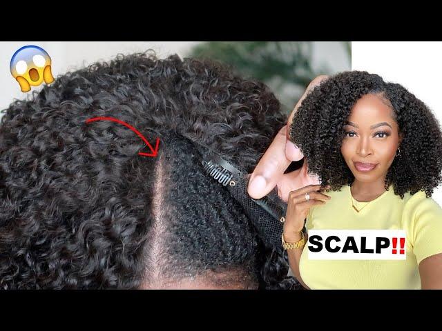  SCALP‼️ No FAKINGThin Part Natural Hair Wig| NO Glue NO Gel NO Lace ft. Innovative Weaves