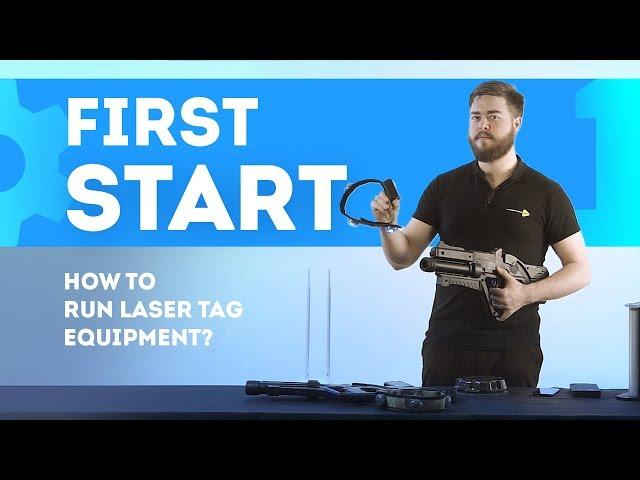 How to run laser tag equipment?  [part 1]