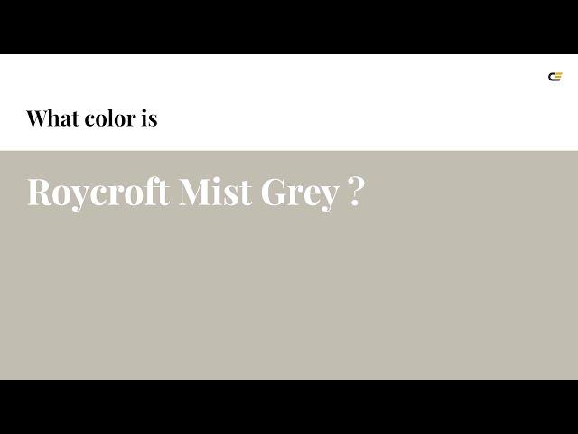 Roycroft Mist Grey color #c2bdb1 hex color - Yellow color - Cool color c2bdb1